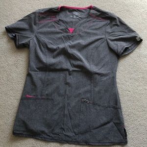 Cherokee Infinity gray scrub top